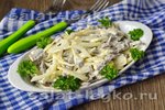 Салат из свиного сердца