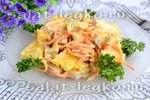 Салат с курицей и апельсинами "Рыжик"