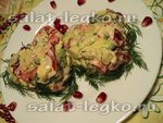 Салат "Два сердца"