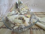 Салат из говяжьего сердца